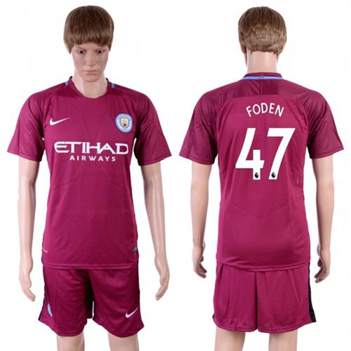 Manchester City #47 Foden Away Soccer Club Jersey - Click Image to Close